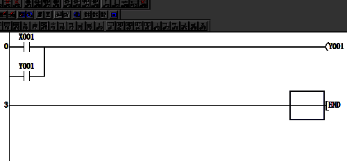 完成并联及y1持续得电效果图片