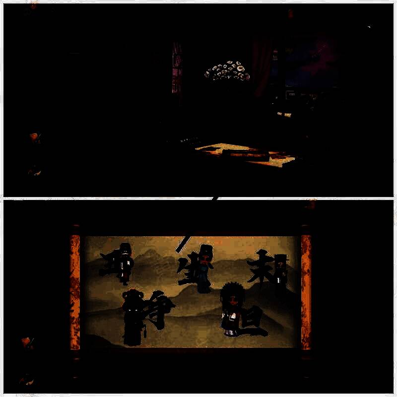 查看书桌卷轴获取线索画面