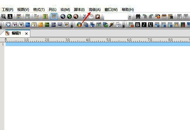 UltraEdit高级菜单界面图