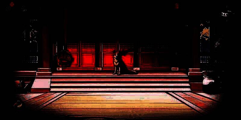 用浸了酒的狗食喂狗画面