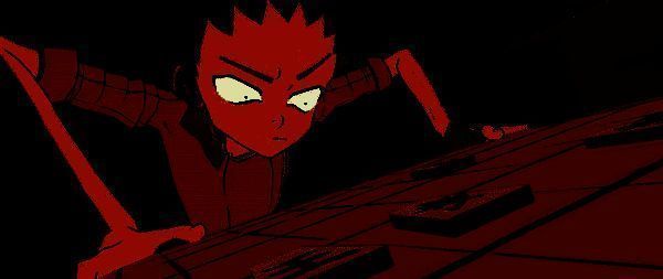 终末机兵飞艇上队员活动画面