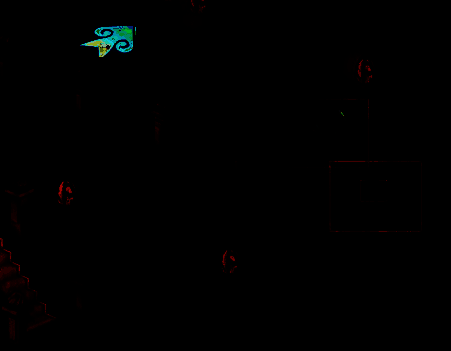 最右侧柱子上的五色灵石位置图