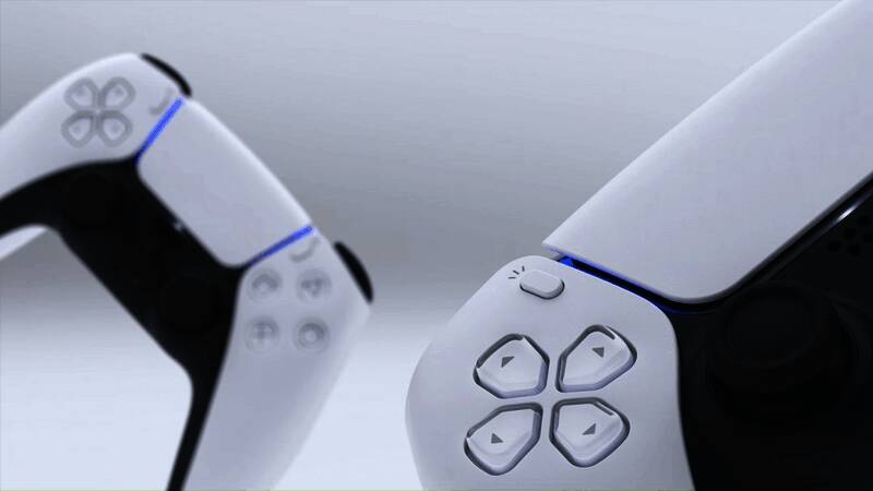 索尼DualSense控制器另一角度图片