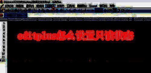 EditPlus软件相关界面图1