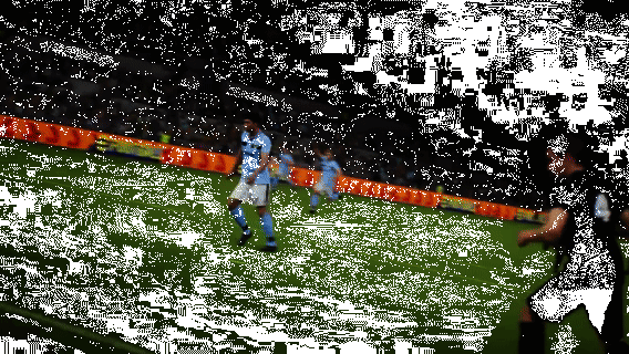 贝隆连续短传配合队友完成一次快速推进进攻