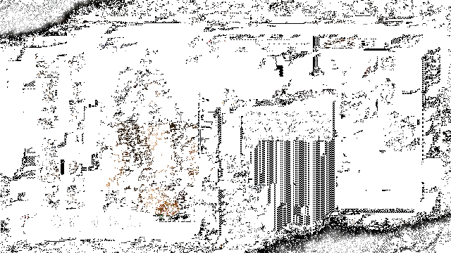 探索地下遗迹场景，角色手持火把前行