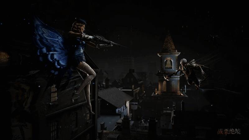 多人混战场景，战斗特效华丽炫目