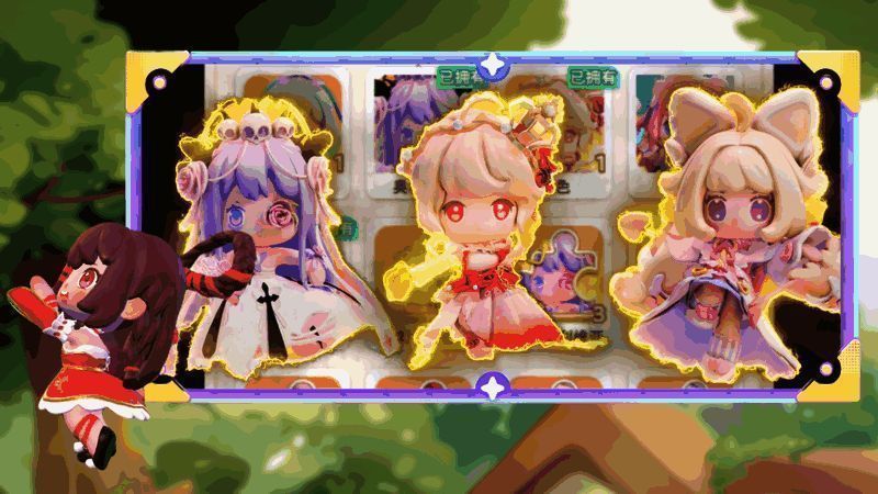 SS级角色奥利维亚、瑰色、圣云芷立绘展示，造型独特个性鲜明