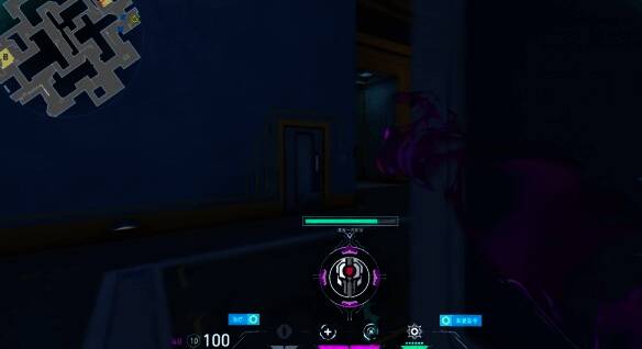 第三组准星图示，绿色十字线搭配对称结构