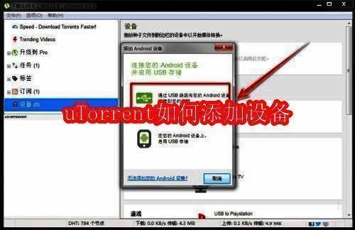 整个操作流程总结示意图，展示从打开软件到设备成功连接的全过程