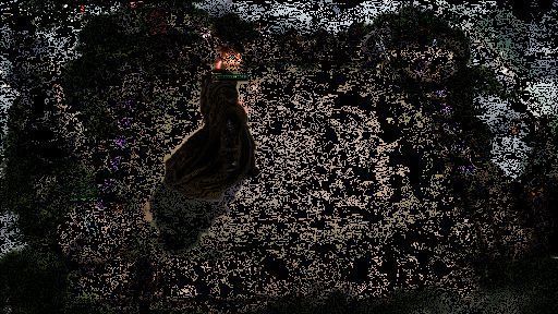 战斗特效动态图，展示角色释放大招时的震撼场面