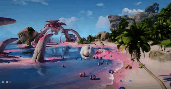 天气控制特效演示图，展现场景重构视觉效果