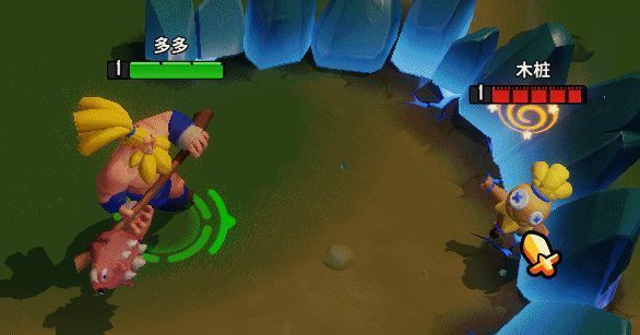 坦克卡卡班砸碎地面形成环形障碍，困住敌人