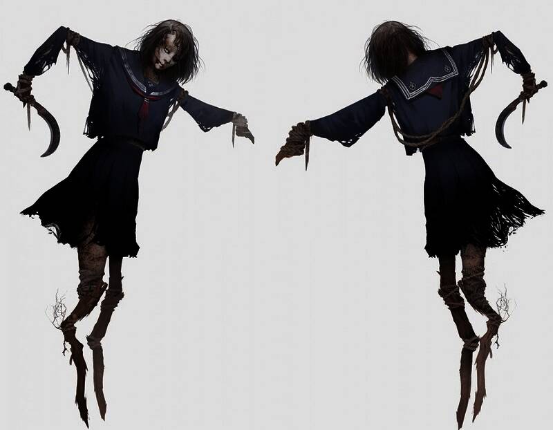 Oi-omoi由多个玩偶头部与手臂组成，构成一团诡异聚合体