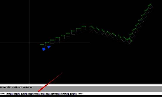 命令行中输入i调整阵列数量的界面截图