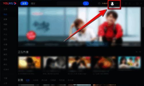 优酷登录界面示意图，输入账号密码后点击登录按钮
