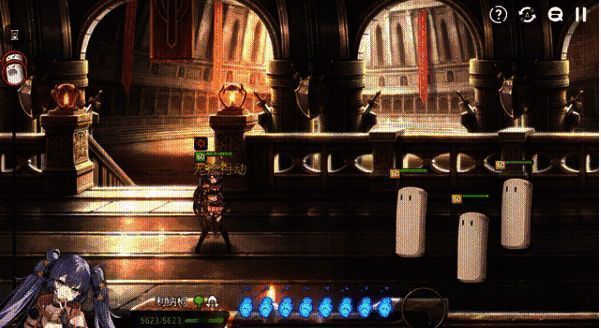 利纳柯战斗场景截图，短剑挥舞与敌人被击倒画面