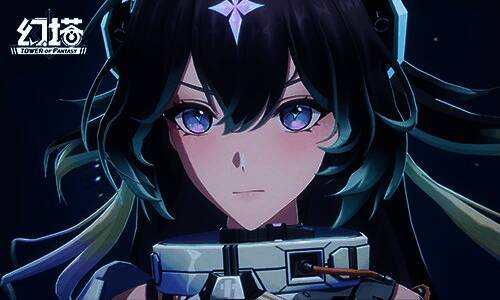 《幻塔》新地图碎星港全景展示，港口建筑错落有致，远处可见漂浮的太空残骸