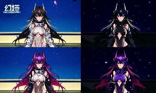 艾斯特白天与夜晚服饰对比图，色彩与光影随时间变化明显