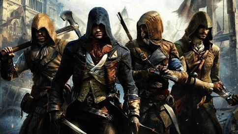 领取界面显示刺客信条大革命的领取按钮已高亮，下方标注活动结束倒计时