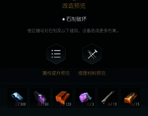 改造四材料组成，展示精密机械部件