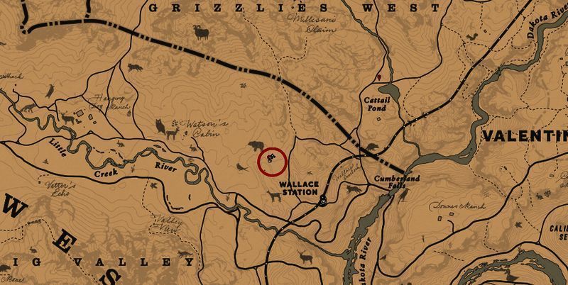 地图界面显示任务标记，玩家正在进行探索