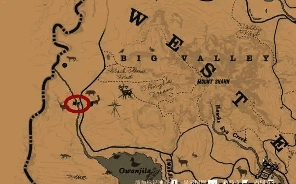 弓箭射击瞬间，角色专注瞄准美洲狮