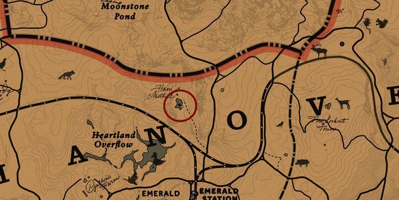 浅水区捕鱼场景，角色使用步枪击杀鱼类