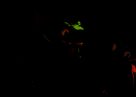 暴龙王克鲁什在对战面板上做出各种动作表情，生动有趣