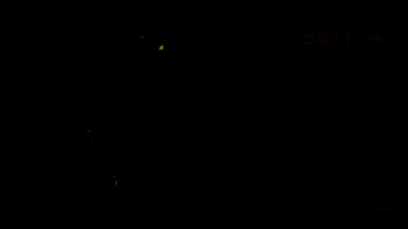 剧情对话界面展示，黑暗女士神情凝重，背景光影交错