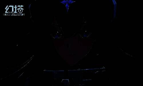 艾斯特仰望星空的画面，背景为浩瀚宇宙，氛围静谧深邃