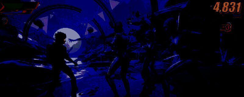 Dead as Disco游戏场景画面展示，角色在霓虹光影中进行节奏战斗