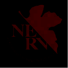 NERV战斗员徽记展示，极具EVA风格设计