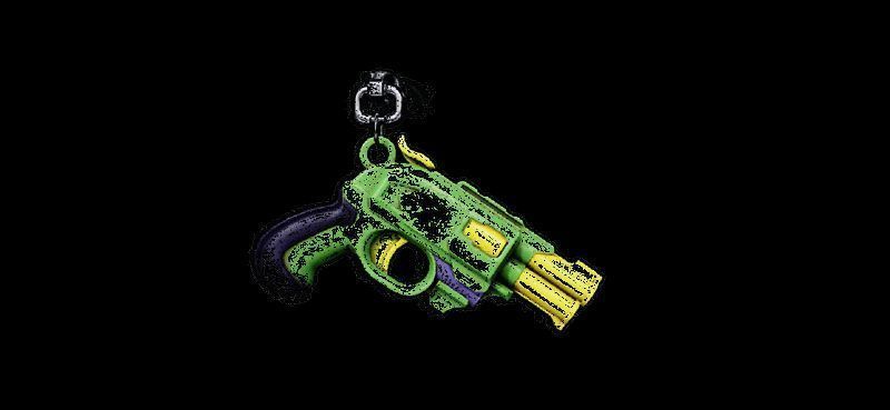 玩具手枪挂饰小巧可爱，细节精致