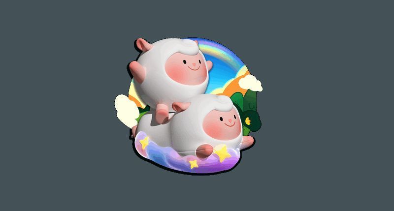 DongDong摇摇椅道具使用场景，蛋仔们坐在椅子上晃动玩耍