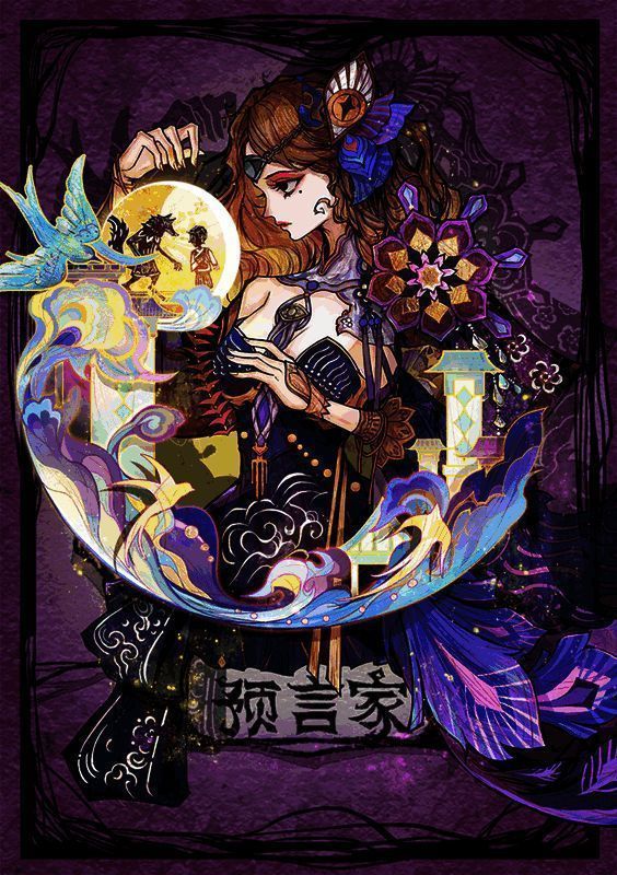 皮影联动皮肤展示图，角色身着戏曲风装扮