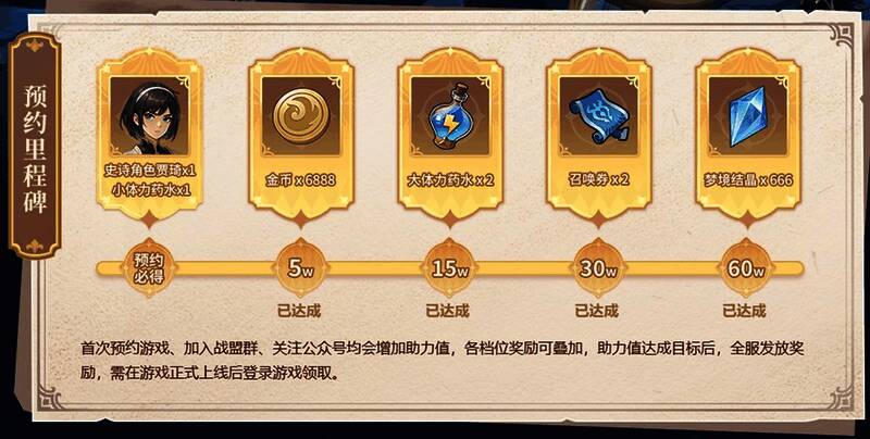 游戏上线庆典画面，展示全服奖励内容