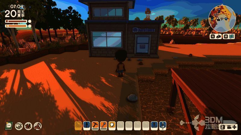 建筑成功迁移到新位置，周围环境整洁有序