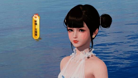 耳饰听情・玉漫漫展示，洁白花瓣与自然草编结合，展现夏日温柔风情