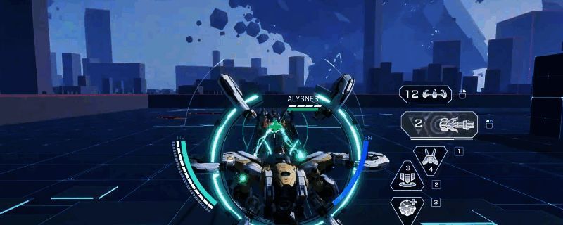 比那卡机甲展示维修锚爪技能，正在连接友方单位进行治疗