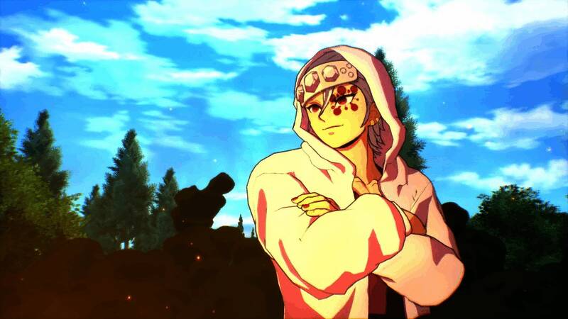 宇髓天元释放终极技能，周围建筑被彻底摧毁，场面震撼