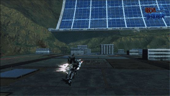 异灵敢达5星解锁后的主界面动态展示画面，科技感十足