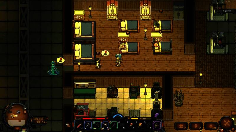 魔物娘与玩家互动，展现出多种动作与情绪反馈