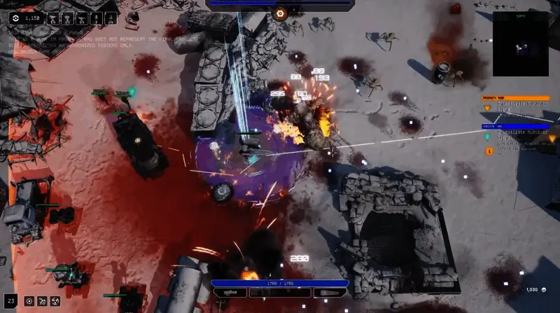 从高空俯视战场，清晰看到敌人分布和地形布局