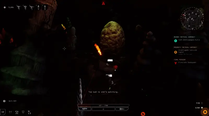 玩家完成任务后获得装备奖励，界面弹出提示信息