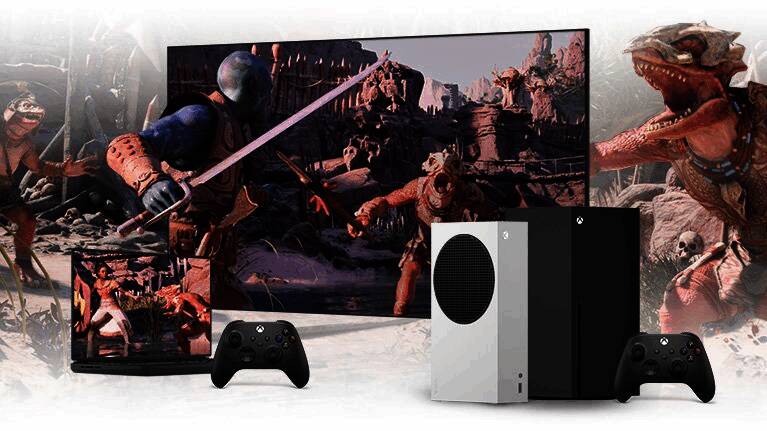 Xbox One与新款主机对比示意图，突出新一代设备的架构变化和技术革新