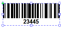 被选中的对象周围显示八个控制点，便于拖动调整大小或位置