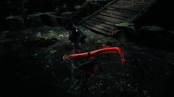 战斗场景展示，角色施展义肢技能，周围妖魔环绕，特效华丽