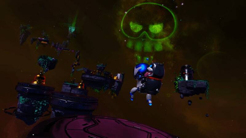 玩家操控角色在奇幻星球中穿梭冒险