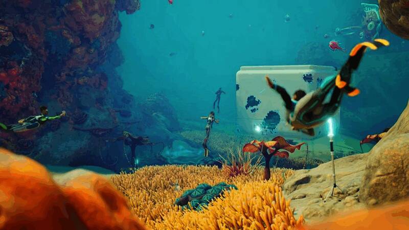 游戏中新增生态区域与载具概念图，展现更丰富的探索元素